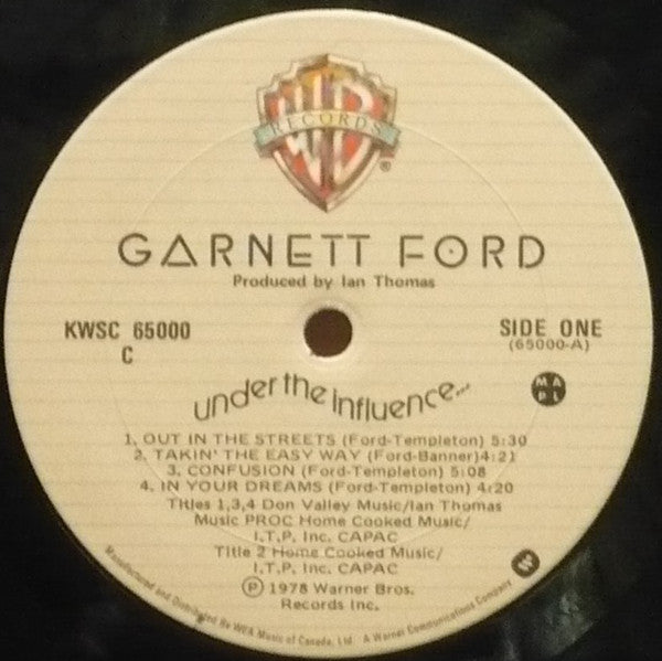 Garnett Ford : Under The Influence... (LP, Album)