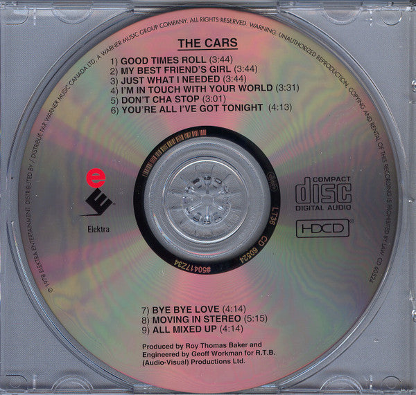 The Cars : The Cars (HDCD, Album, RE, RM)