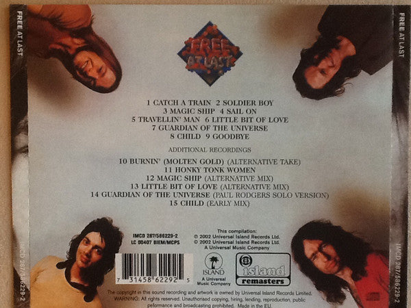 Free : Free At Last (CD, Album, RE, RM)