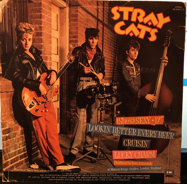 Stray Cats : (She's) Sexy + 17 (2x7", Gat)