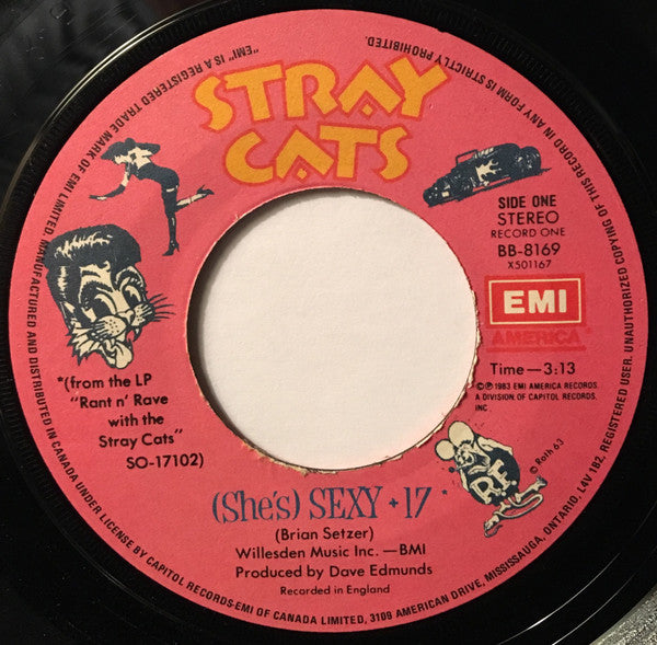 Stray Cats : (She's) Sexy + 17 (2x7", Gat)