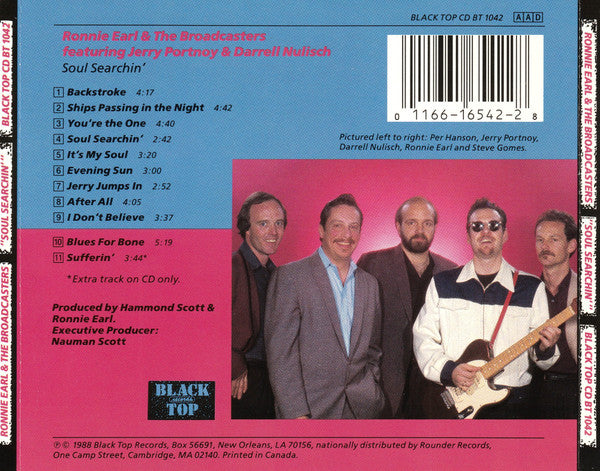 Ronnie Earl & The Broadcasters* : Soul Searching (CD, Album)