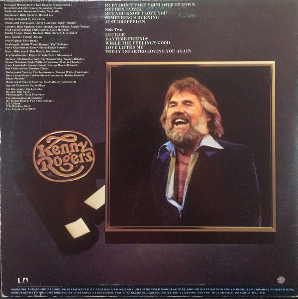 Kenny Rogers : Ten Years Of Gold (LP, Comp)