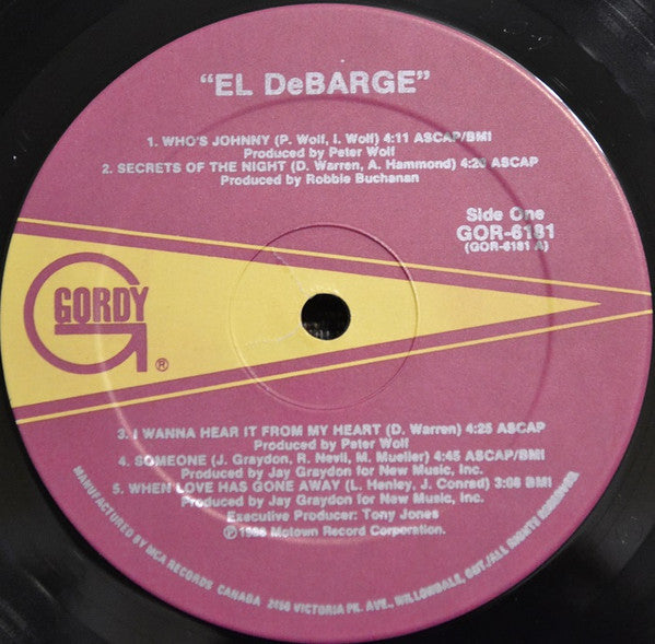 El DeBarge : El DeBarge (LP, Album)