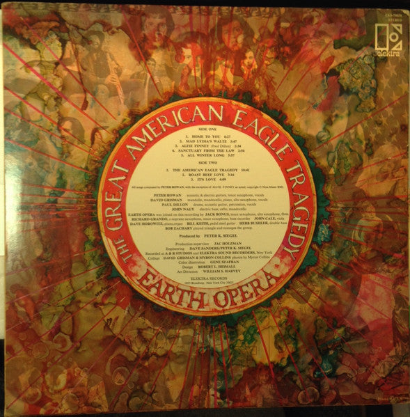 Earth Opera : The Great American Eagle Tragedy (LP, Album)