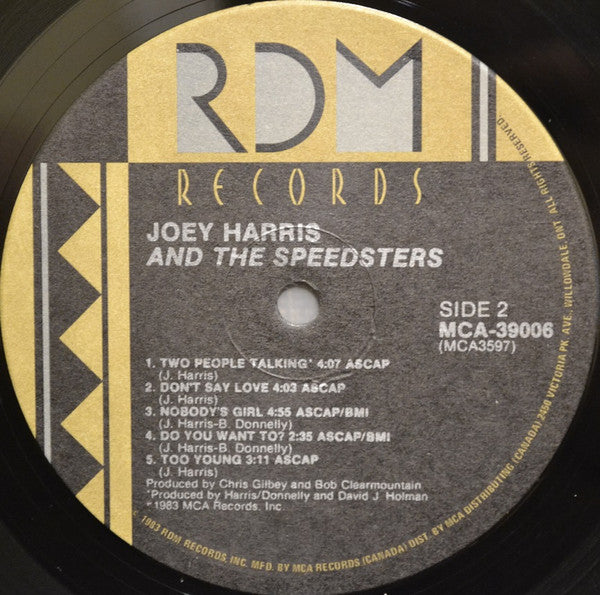 Joey Harris And The Speedsters : Joey Harris And The Speedsters (LP, Album)