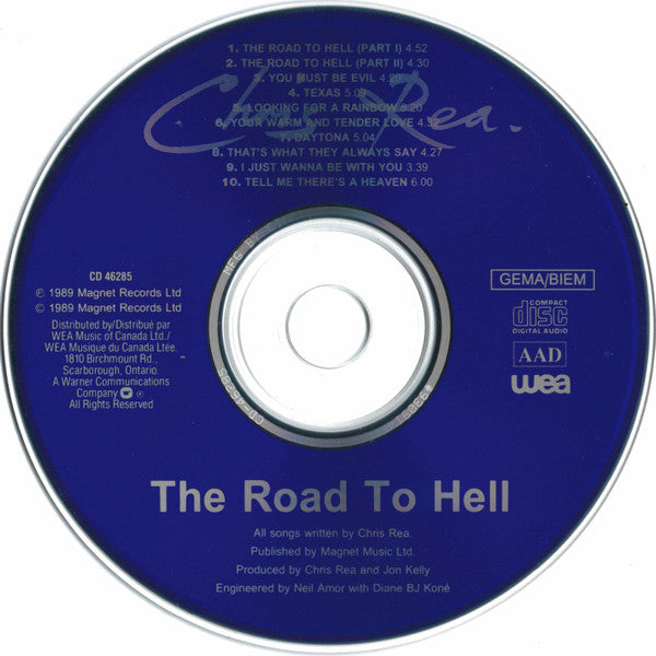 Chris Rea : The Road To Hell (CD, Album)