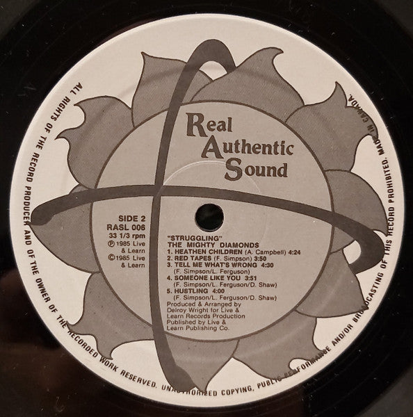 The Mighty Diamonds : Struggling (LP, Album)