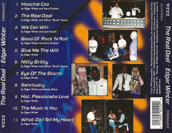 Edgar Winter And Friends* : The Real Deal (CD, Album)
