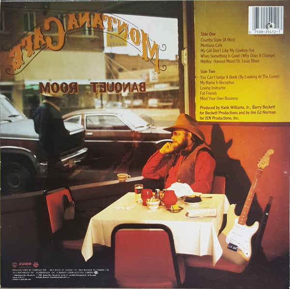 Hank Williams Jr. : Montana Cafe (LP, Album)