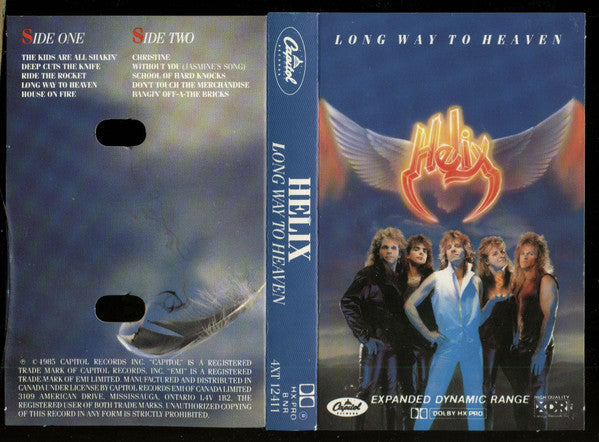 Helix (3) : Long Way To Heaven (Cass, Album, Dol)