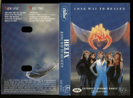 Helix (3) : Long Way To Heaven (Cass, Album, Dol)