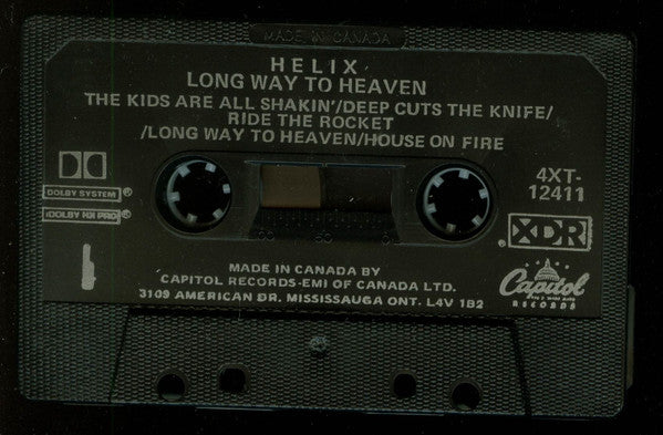 Helix (3) : Long Way To Heaven (Cass, Album, Dol)