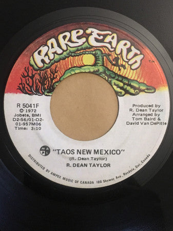 R. Dean Taylor : Taos New Mexico / Shadow (7", Single)