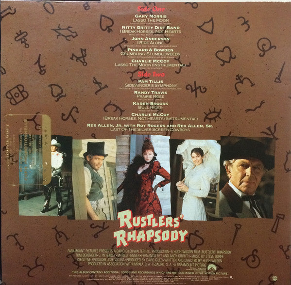 Various : Music From Rustlers' Rhapsody And Other Songs (LP, Album)