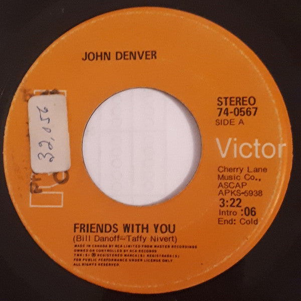 John Denver : Friends With You (7", Single)