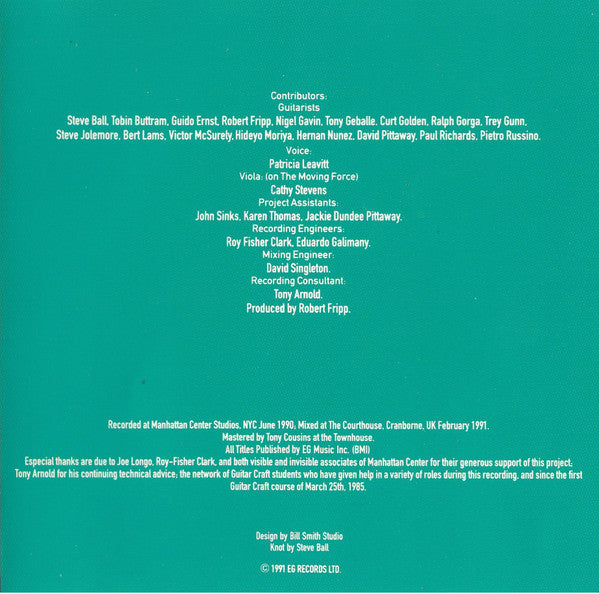 Robert Fripp & The League Of Crafty Guitarists : Show Of Hands (CD, Album)