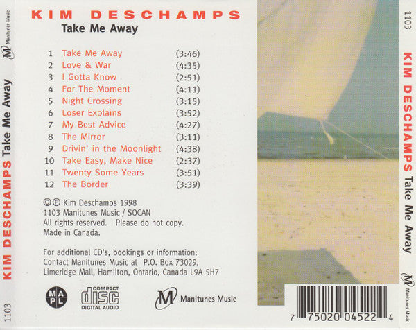 Kim Deschamps : Take Me Away (CD, Album)