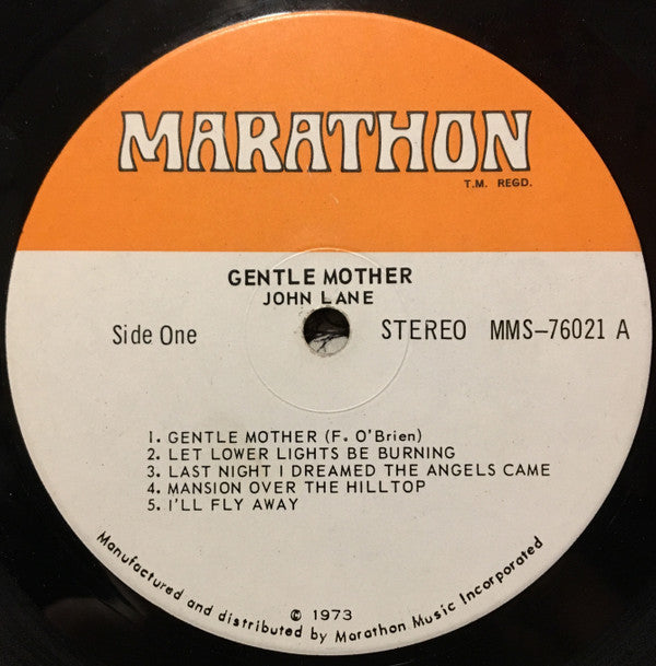 John Lane (5) : Gentle Mother  (LP, Album)