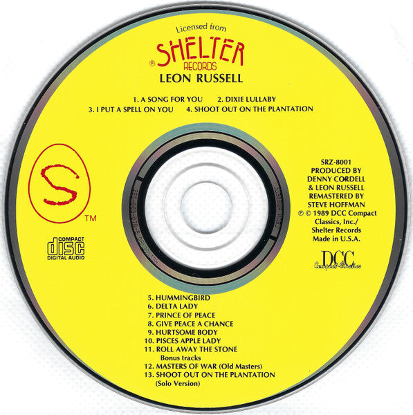 Leon Russell : Leon Russell (CD, Album, RE, RM)
