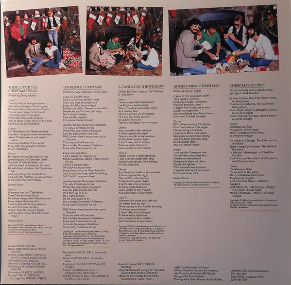 Alabama : Christmas (LP, Album, Emb)