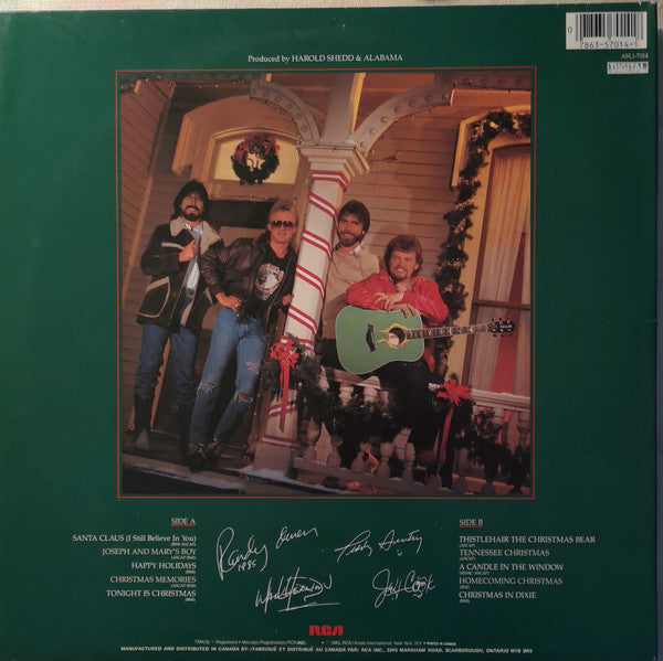 Alabama : Christmas (LP, Album, Emb)