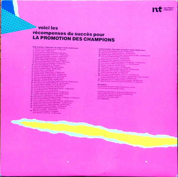 Various : La Promotion Des Champions (LP, Comp)
