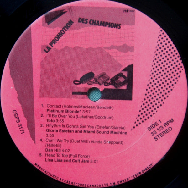 Various : La Promotion Des Champions (LP, Comp)
