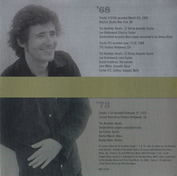 Tim Buckley : The Dream Belongs To Me (Rare And Unreleased Recordings 1968/1973) (CD, Album, Comp)