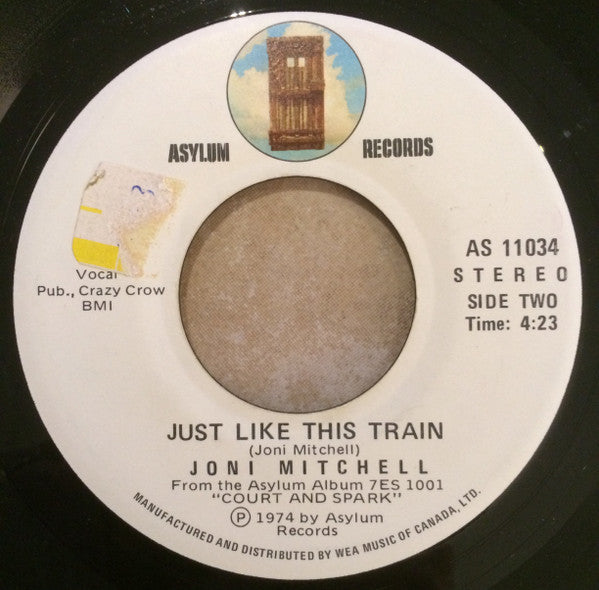 Joni Mitchell : Help Me (7", Single)