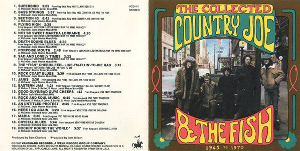 Country Joe And The Fish : The Collected Country Joe And The Fish (1965 To 1970) (CD, Comp)