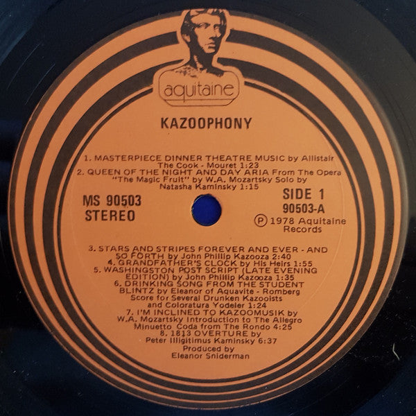 The Kaminsky International Kazoo Quartet : Kazoophony (LP, Album)