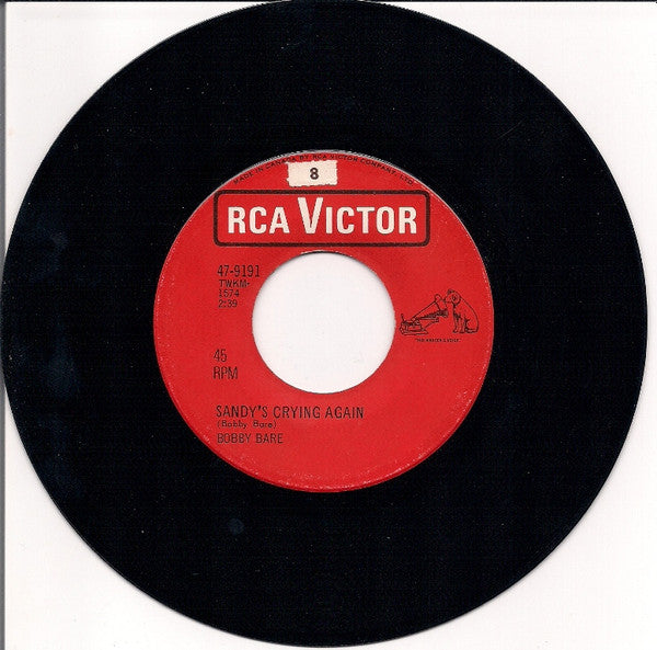 Bobby Bare : Sandy's Crying Again (7", Single)