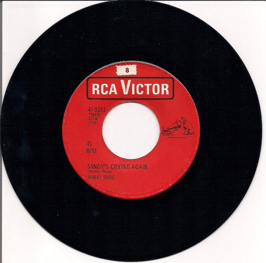 Bobby Bare : Sandy's Crying Again (7", Single)
