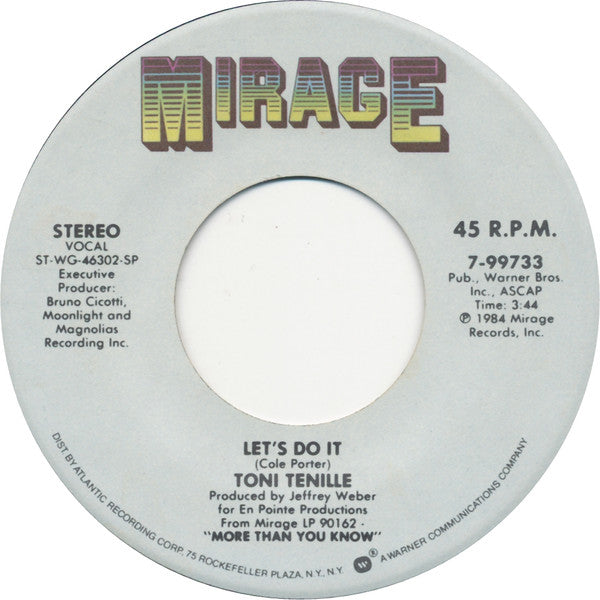 Toni Tenille* : More Than You Know (7", Single)