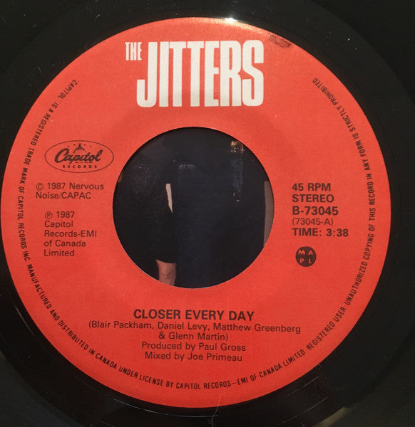 The Jitters : Closer Everyday (7", Single)