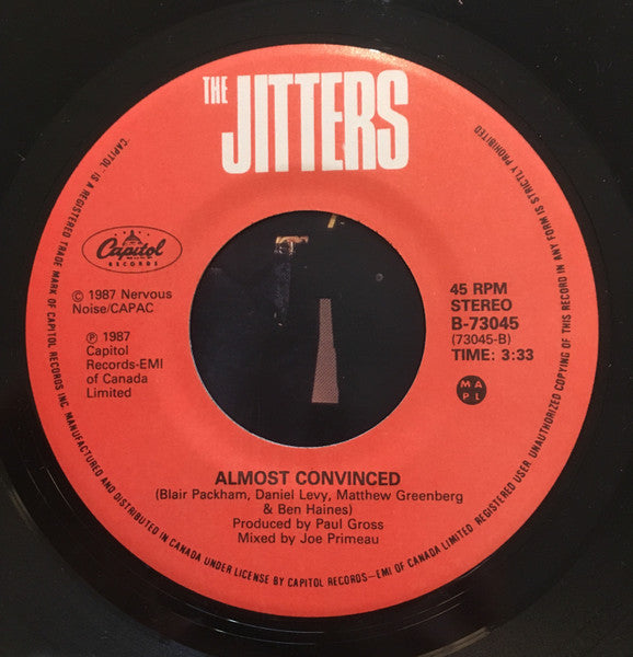 The Jitters : Closer Everyday (7", Single)