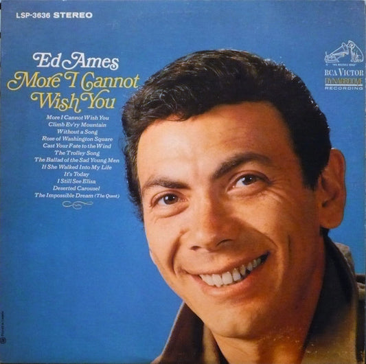 Ed Ames : More I Cannot Wish You (LP, Album)
