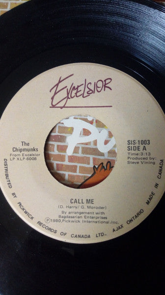 The Chipmunks : Call Me (7", Single)