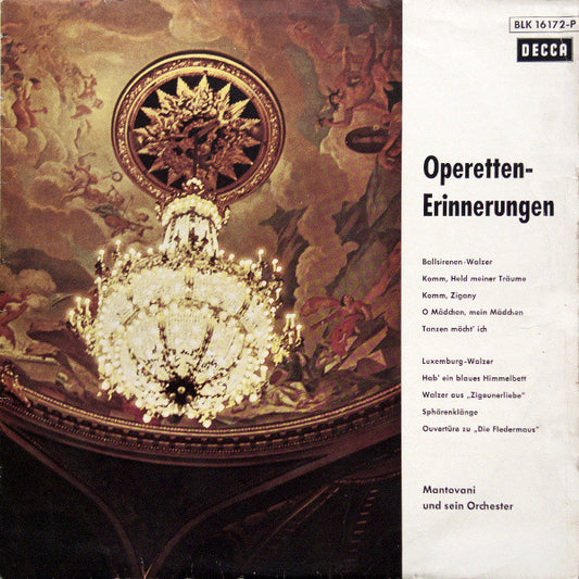 Mantovani And His Orchestra : Operetten-Erinnerungen (LP, Album, Mono)
