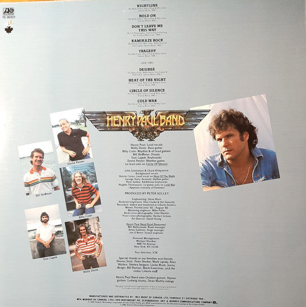 Henry Paul : Henry Paul (LP, Album)