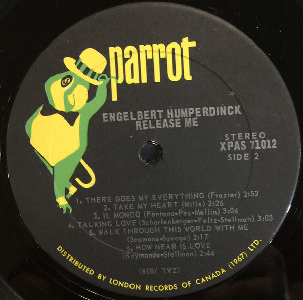 Engelbert Humperdinck : Release Me (LP, Album, RE)