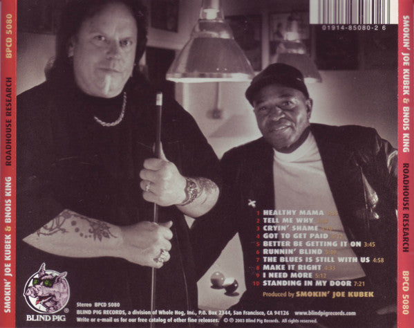 Smokin' Joe Kubek & Bnois King : Roadhouse Research (CD, Album)
