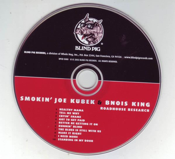 Smokin' Joe Kubek & Bnois King : Roadhouse Research (CD, Album)