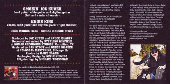 Smokin' Joe Kubek And Bnois King : Have Blues, Will Travel (CD, Album, Promo)