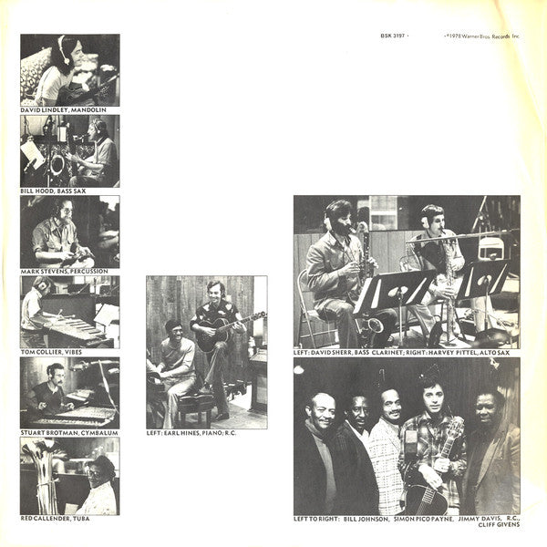 Ry Cooder : Jazz (LP, Album, C)