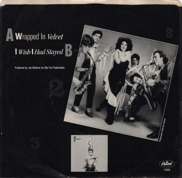 Minutes From Downtown : Wrapped In Velvet / I Wish I Had Stayed (7", Single)
