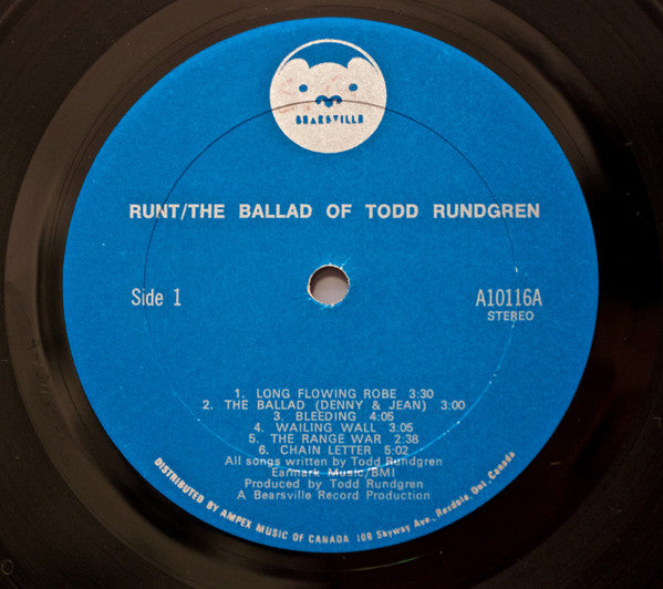 Runt : The Ballad Of Todd Rundgren (LP, Album)