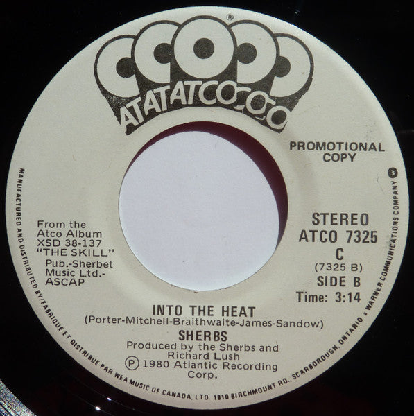 The Sherbs : I Have The Skill/Into The Heat (7", Single, Promo)