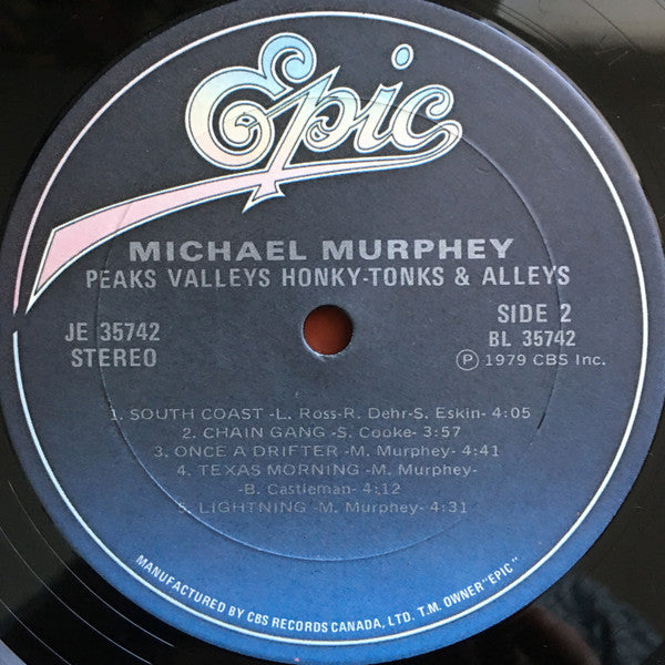 Michael Martin Murphey : Peaks Valleys Honky-Tonks & Alleys (LP, Album)